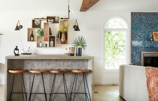 A living room bar