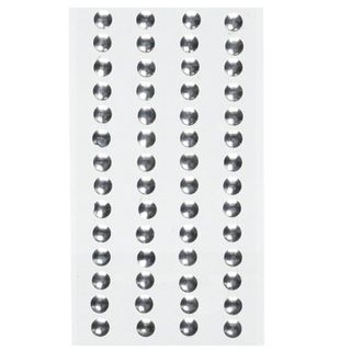 Mark Richards Metal Stickers Nailheads 5mm Round 64/pkg, Silver