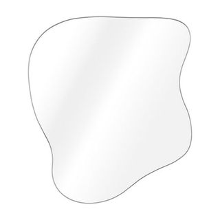 Navaris Irregular Wall Mirror - Stylish & Functional Modern Wall Mirror - Versatile Asymmetrical Mirror for Bedroom, Bathroom, Entryway - Unique Organic Shaped