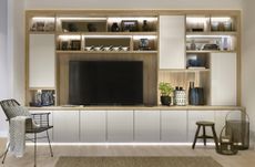 ways to tidy cables, bespoke media unit by Neatsmith
